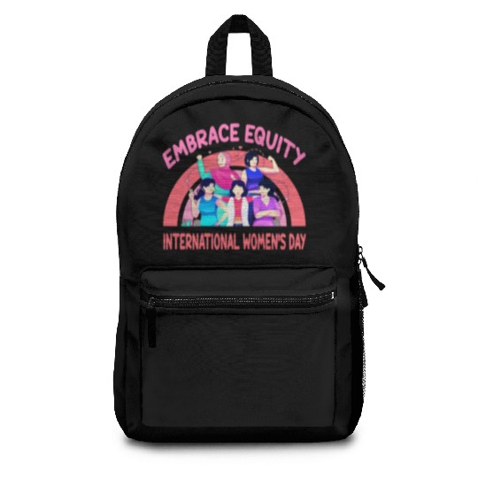 International Women's Day Embrace Equity Backpacks