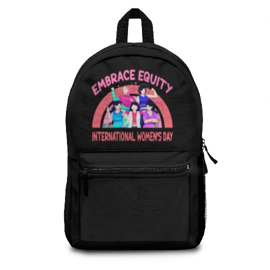 International Women's Day Embrace Equity Backpacks