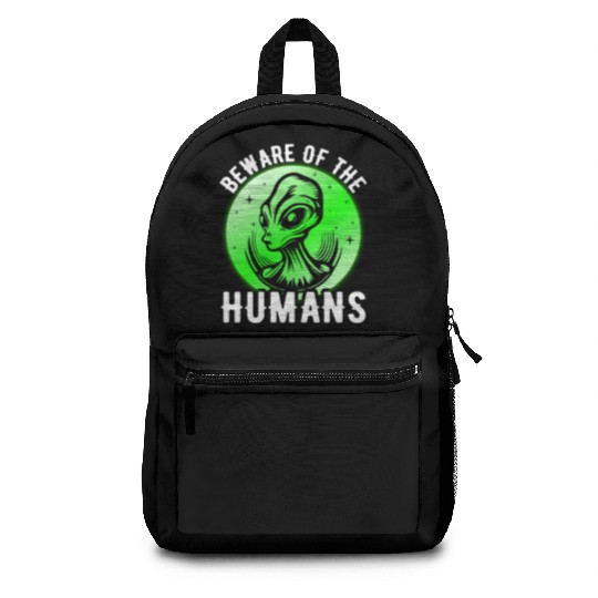 Alien, Aliens, UFO, UAP, Space Unknown Flight Backpacks