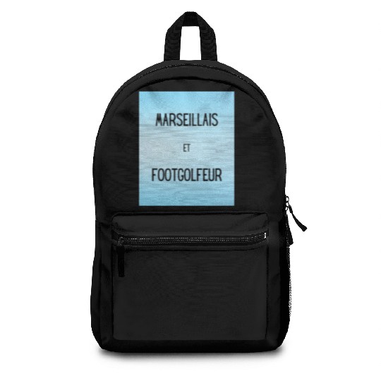 Marseillais et footgolfeur Backpacks