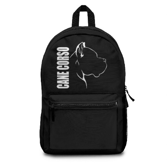 Proud Cane Corso Profile dog mom Backpacks