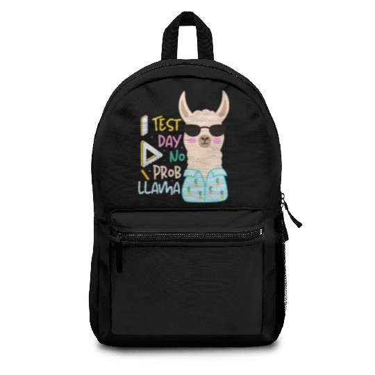 Back to School in test day with a No-Stress Llama Backpacks