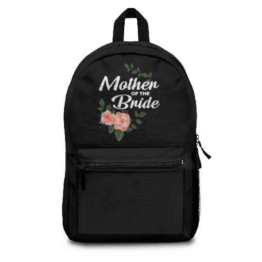 Mother of the Bride Floral Blush Wedding Gift desi Backpacks