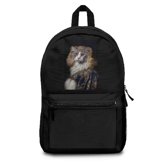 American Curl Princess Cat Breed Portrait Royal Re Backpacks