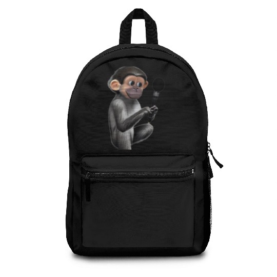 Little Monkey With Microphone Backpacks
