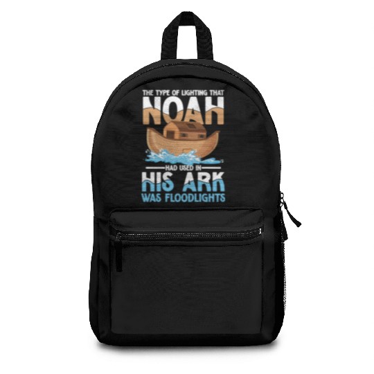Noah Had Used In His Ark Was Floodlights Backpacks