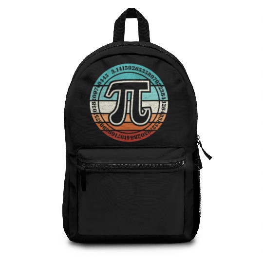 Pi Day Retro Pi Symbol Math Teacher Nerd Geek 3 14 Backpacks