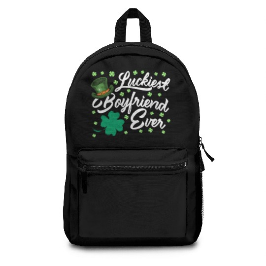 Luckiest Boyfriend Ever Valentine's Day Backpacks