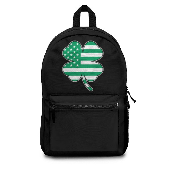 USA Shamrock St. Patrick's Day USA Backpacks