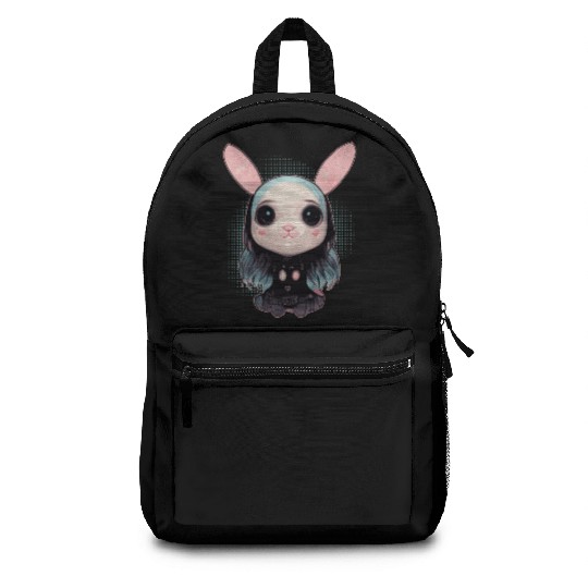 Cute Pastel Goth Bunny Kawaii Menhera Backpacks