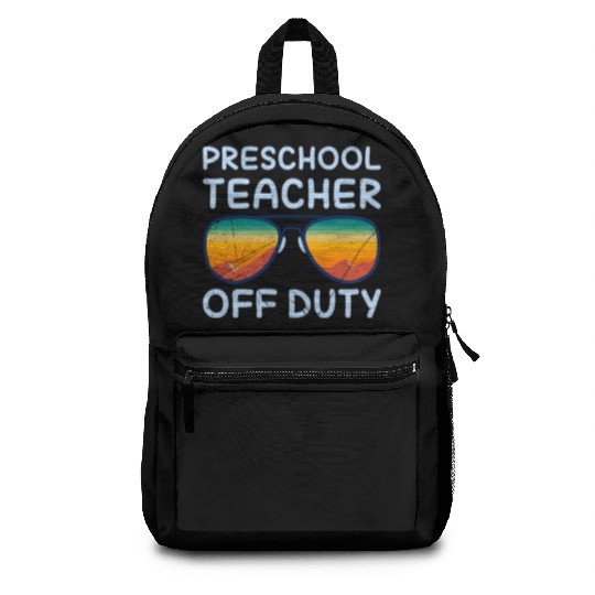 Preschool kindergarten educator off duty teacher Backpacks