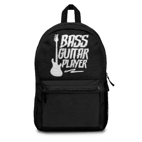 Bass Guitar Player Band Music Musician Backpacks