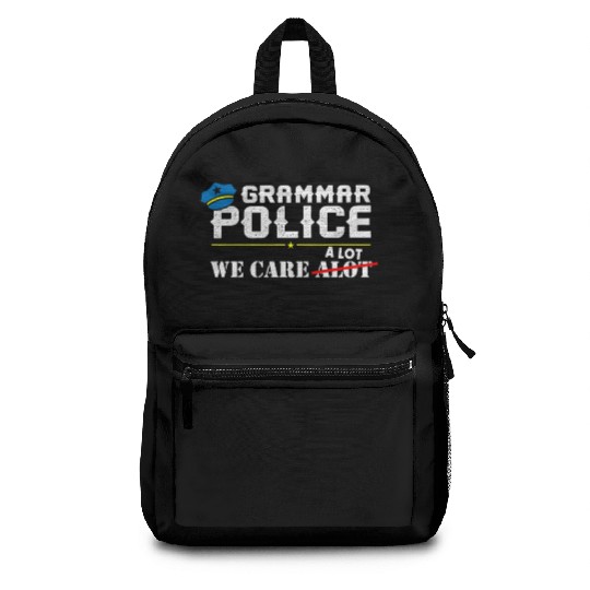 Grammer Police - English Teacher Backpacks