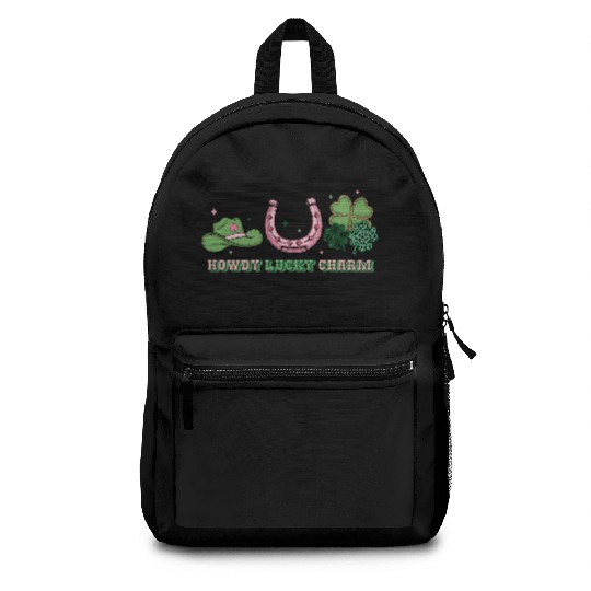 Howdy lucky charm Backpacks