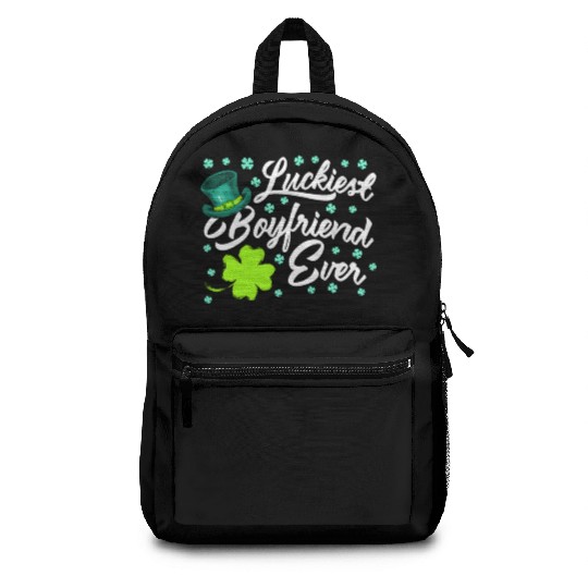 Luckiest Boyfriend Ever Valentine's Day Backpacks