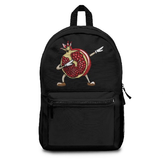 Funny Dabbing Pomegranate Lover Fruit Love Backpacks