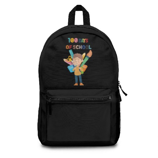 100 days of school kid Backpacks