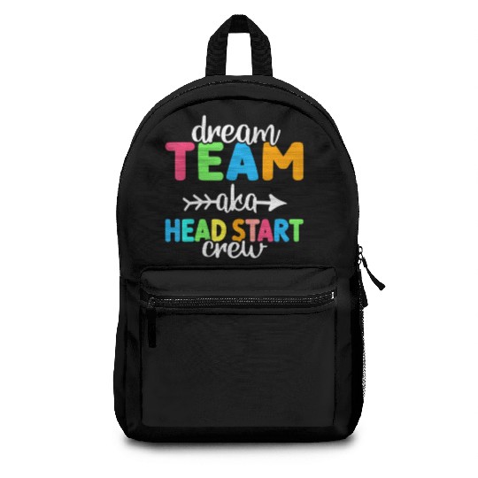 Dream Team aka Head Start Crew Teacher Preschool Backpacks