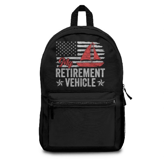Retirement Vehicle Sailor Sailboat Backpacks