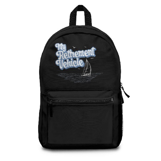 Retired Sailor Sailing Retirement Plan Backpacks