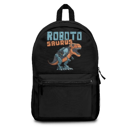 Robot Dinosaur T-Rex for a Robotic Engineer Backpacks