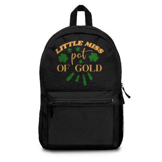 Little miss pot of gold Backpacks