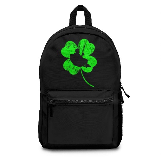 Paragliding St. Patrick's day shamrock Backpacks
