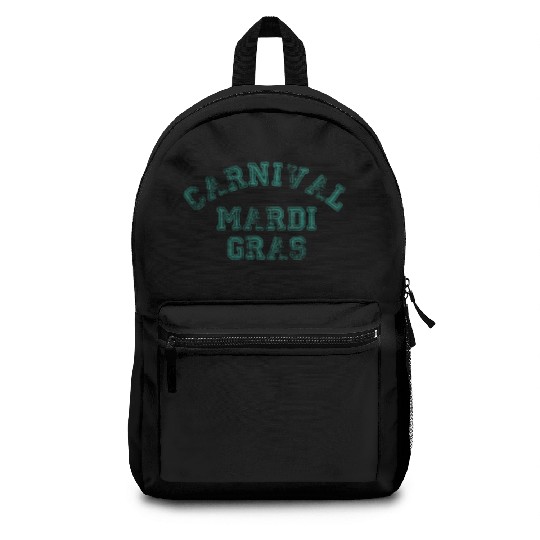 Mardi Gras Carnival Fiesta Party Louisiana New Orl Backpacks