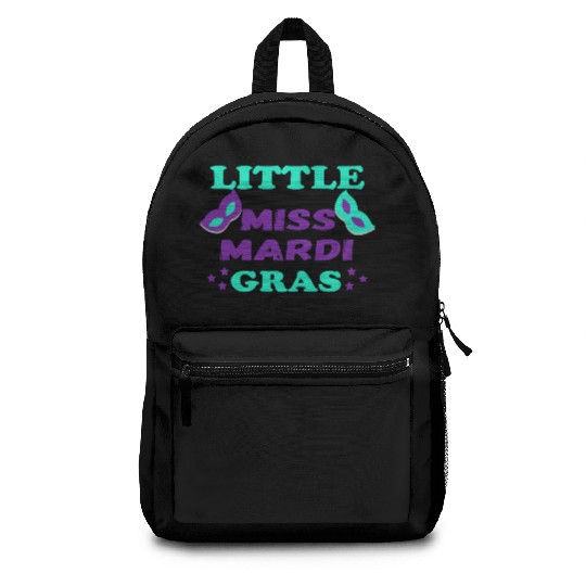 little miss mardi gras great Gift for Women & Girl Backpacks