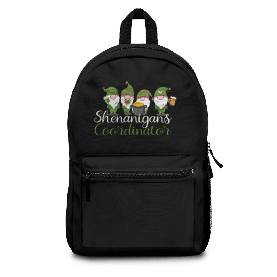 Shenanigans Coordinator St Patricks Day Gnomes Backpacks