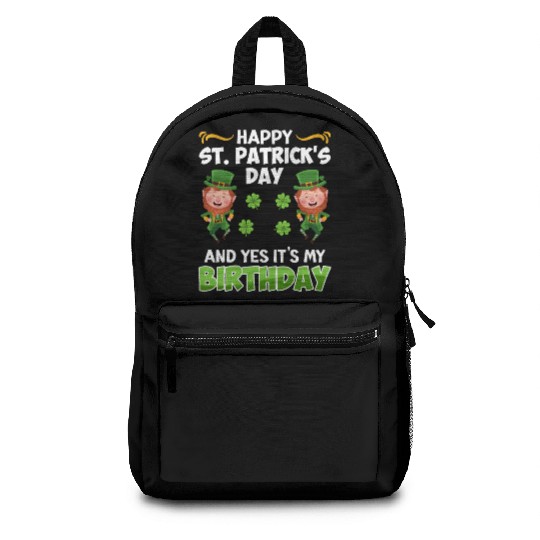 St. Patrick's Day Birthday Backpacks