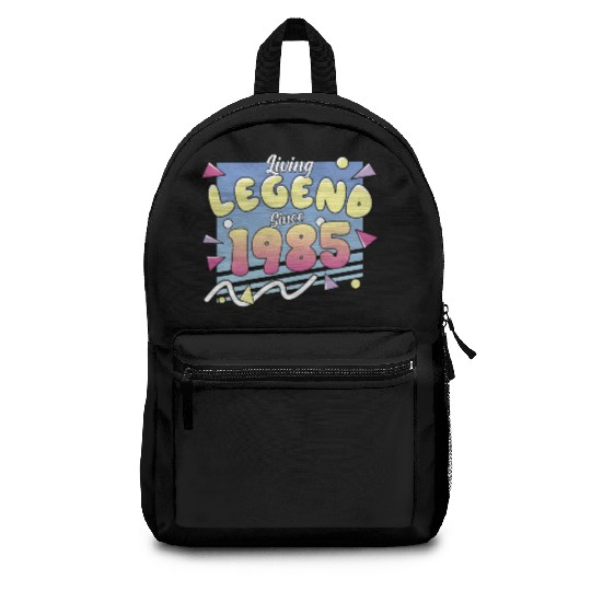 Living Legend Since 1985, 80s Themed Birthday Backpacks