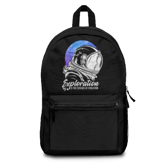 Amusing Explorations Of Cheerful Astronauts Quote Backpacks