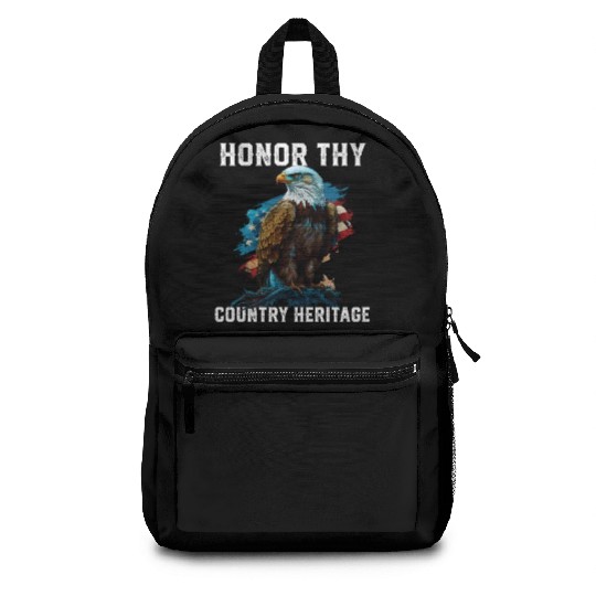 Honor Thy Country Heritage American Bald Eagle Backpacks