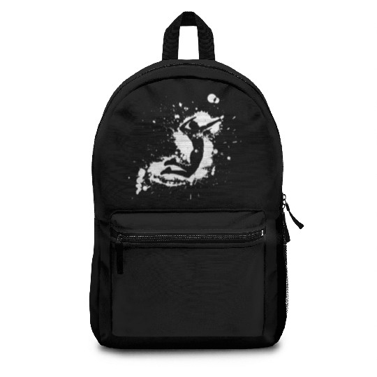Volleyball Spike Man White Backpacks