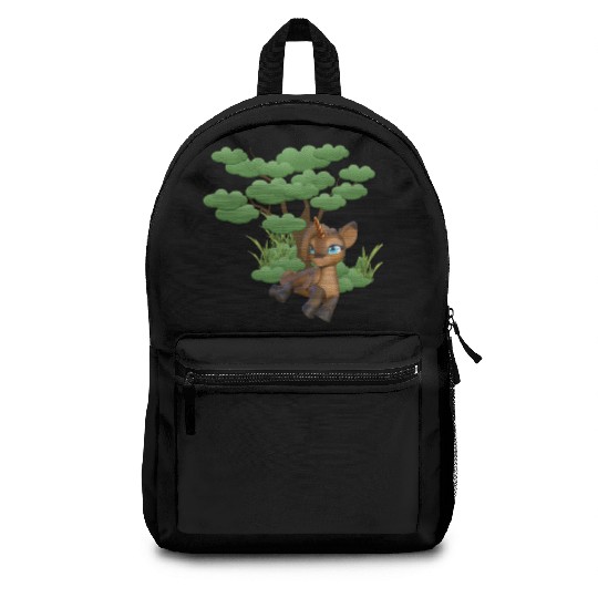 Unicorn under tree freebie Backpacks