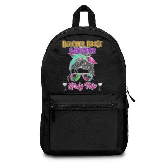 Beaches Booze Besties Girls Trip Spring Break Backpacks