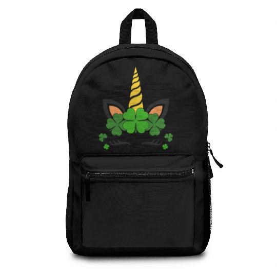Lucky Unicorn, Magical St Patricks day, St Paddy C Backpacks