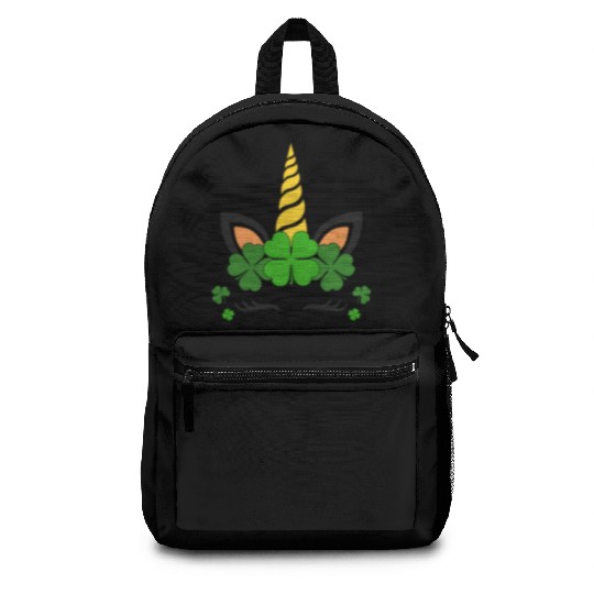 Lucky Unicorn, Magical St Patricks day, St Paddy C Backpacks