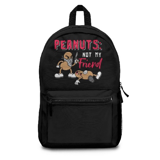 Peanuts Not My Friend Peanut Allergic Backpacks