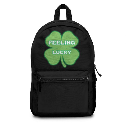 FEELING lucky funny St. patty's day Backpacks