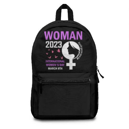 International Women's Day 2023 Embrace Equity Backpacks