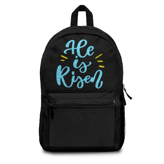 He Is Risen Religious Easter Backpacks