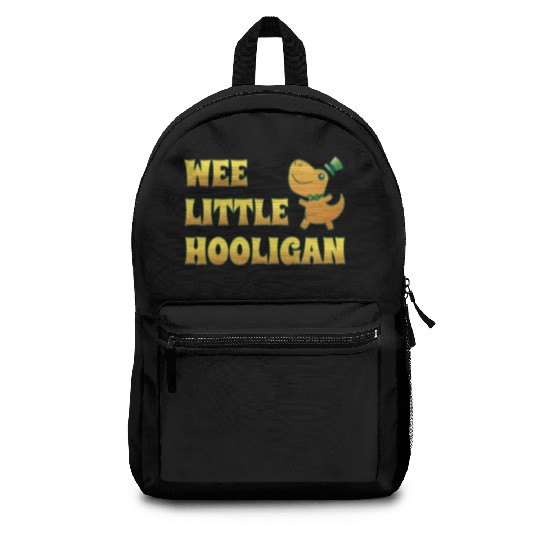 Wee Lil Hooligan Kids St Patrick s Day Boys Girl Backpacks