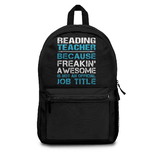 Reading Teacher Backpacks - Freaking Awesome Gift It