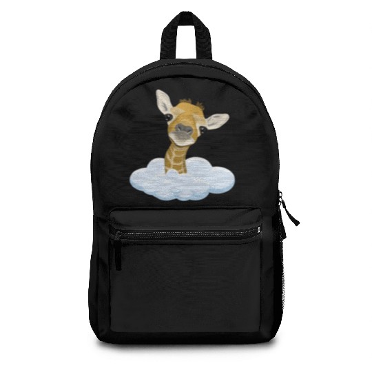 Giraffe with overlook Backpacks