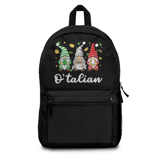O'talian St. Patrick Italian Pride Italy Flag Backpacks
