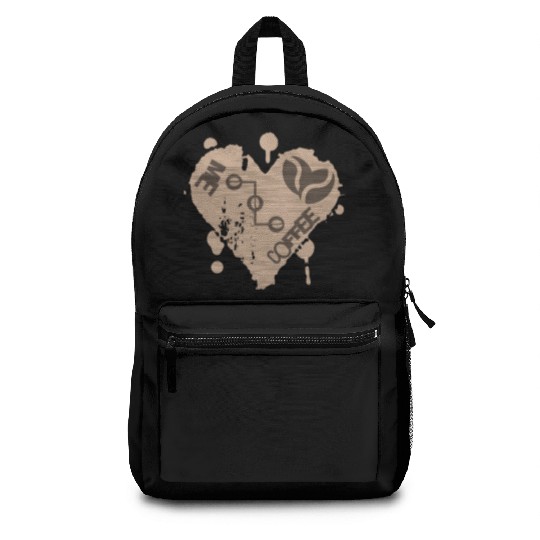 Me and coffee best design, I love coffee Backpacks