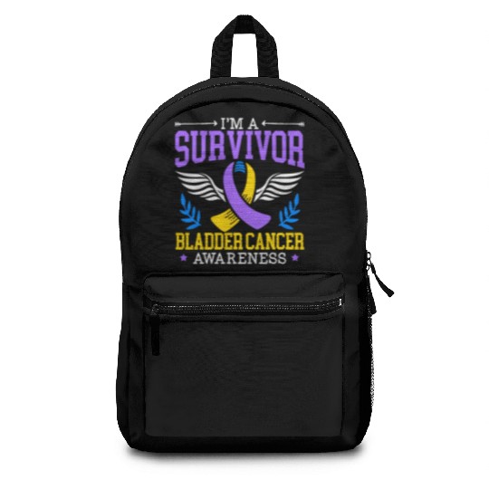 Bladder Cancer Survivor Bladder Cancer Awareness Backpacks