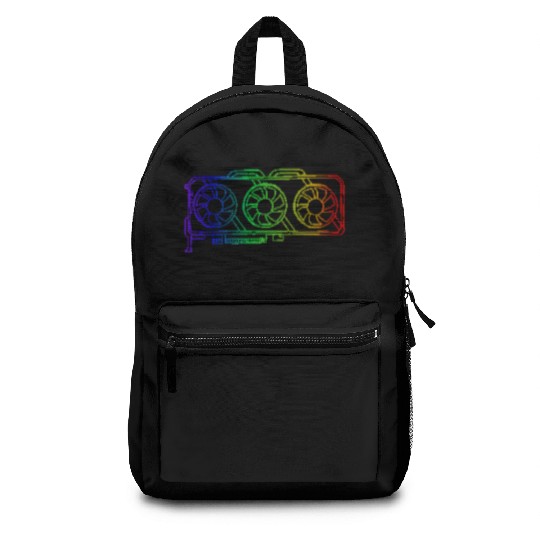 Pixel Look RGB Gaming Graphic Card Gamer Backpacks